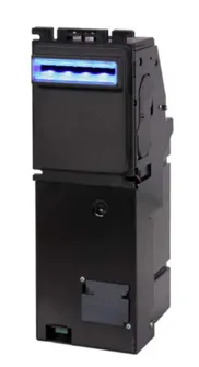 A vending machine note reader and bill validator unit